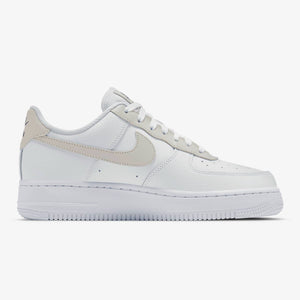 Women's Nike Air Force 1 '07 "Light Bone" (Summit White/Light Bone/Deep Royal)(315115-168)