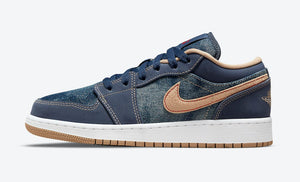 Air Jordan 1 Low SE "Denim" (Midnight Navy/Muslin)(DH1259-400)