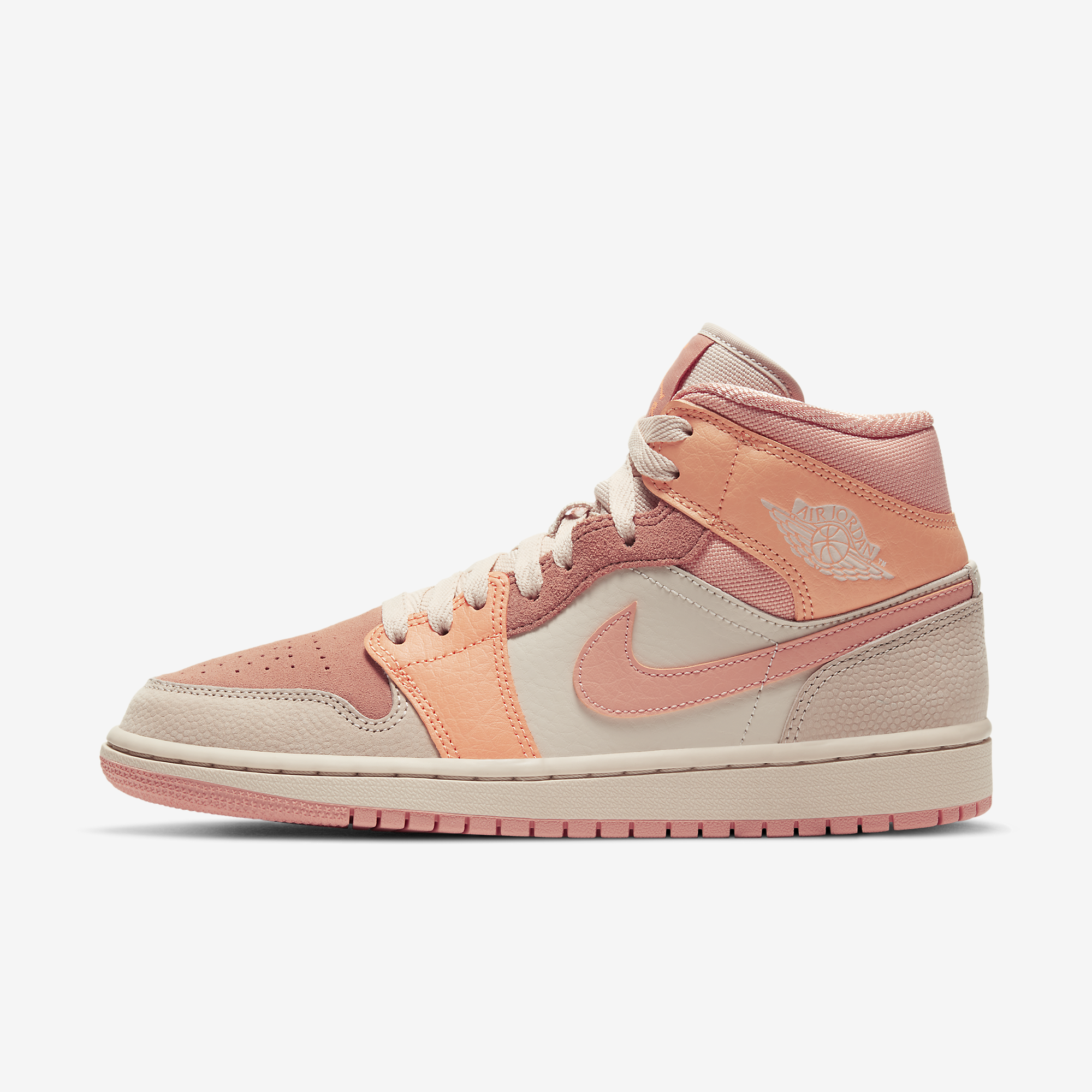 orange air jordan 1 mid