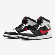 Men's Air Jordan 1 Mid "Black White Chile Red" (554724-075)