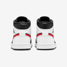 Men's Air Jordan 1 Mid "Black White Chile Red" (554724-075)