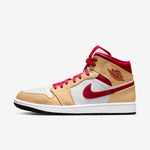 Men's Air Jordan 1 Mid "Light Curry Red" (554724-201)