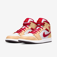 Men's Air Jordan 1 Mid "Light Curry Red" (554724-201)