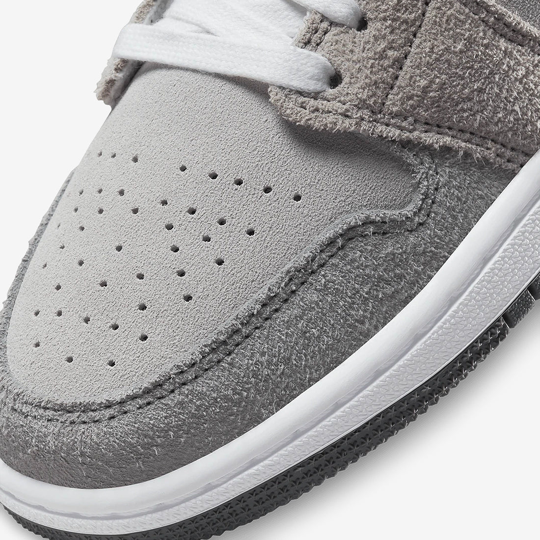 Dark Grey Nike Grey Suede Air Jordan Mid SE