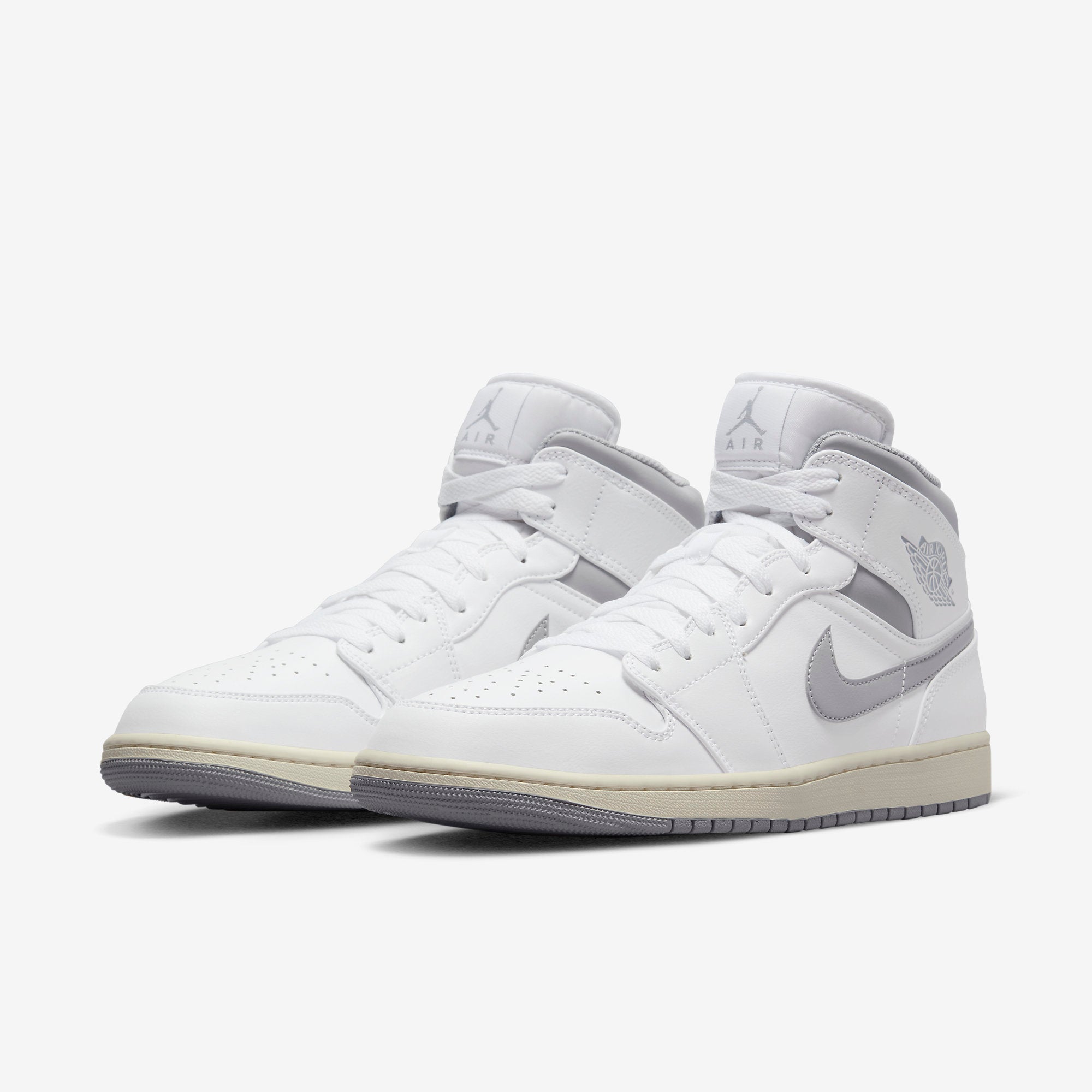 Nike Air Jordan 1 Mid Vintage Grey ジョーダン1 554724-135 Air Jordan 1 Mid Neutral Grey Men's - 554724-135 - US