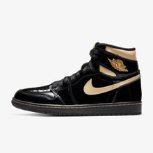 Men's Air Jordan 1 "Patent Black Gold" (555088-032)