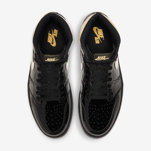 Men's Air Jordan 1 "Patent Black Gold" (555088-032)