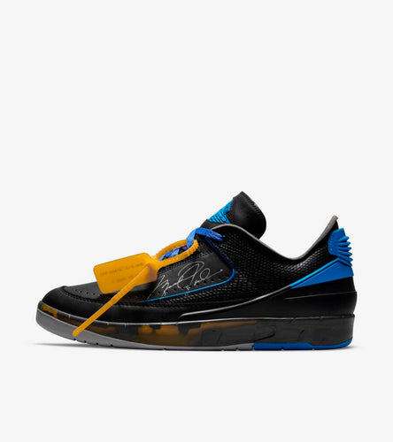 Air Jordan 2 Low x Off-White (Black/Varsity Royal)(DJ4375-004)