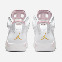 Women's Air Jordan 6 Retro "Gold Hoops" (White/Barely Rose/Gold)(DH9696-100)