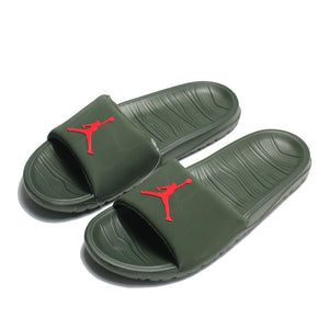 Air Jordan Break Slides "Bayou Boys" (Carbon Green/University Red)(DM2952-300)