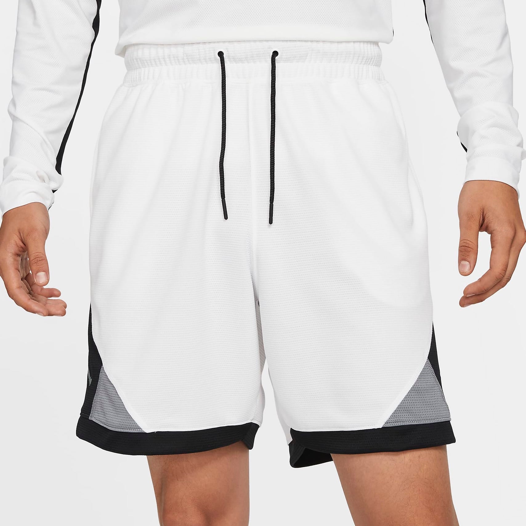 Men's Air Jordan Jumpman Diamond Dri-Fit Shorts (White/Smoke Grey)(CV3086-100)