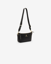 LIMITED EDITION - Air Jordan Jumpman Luxe Side Bag with Mini Pochette (Black / Metallic Gold)(4A0642-023)