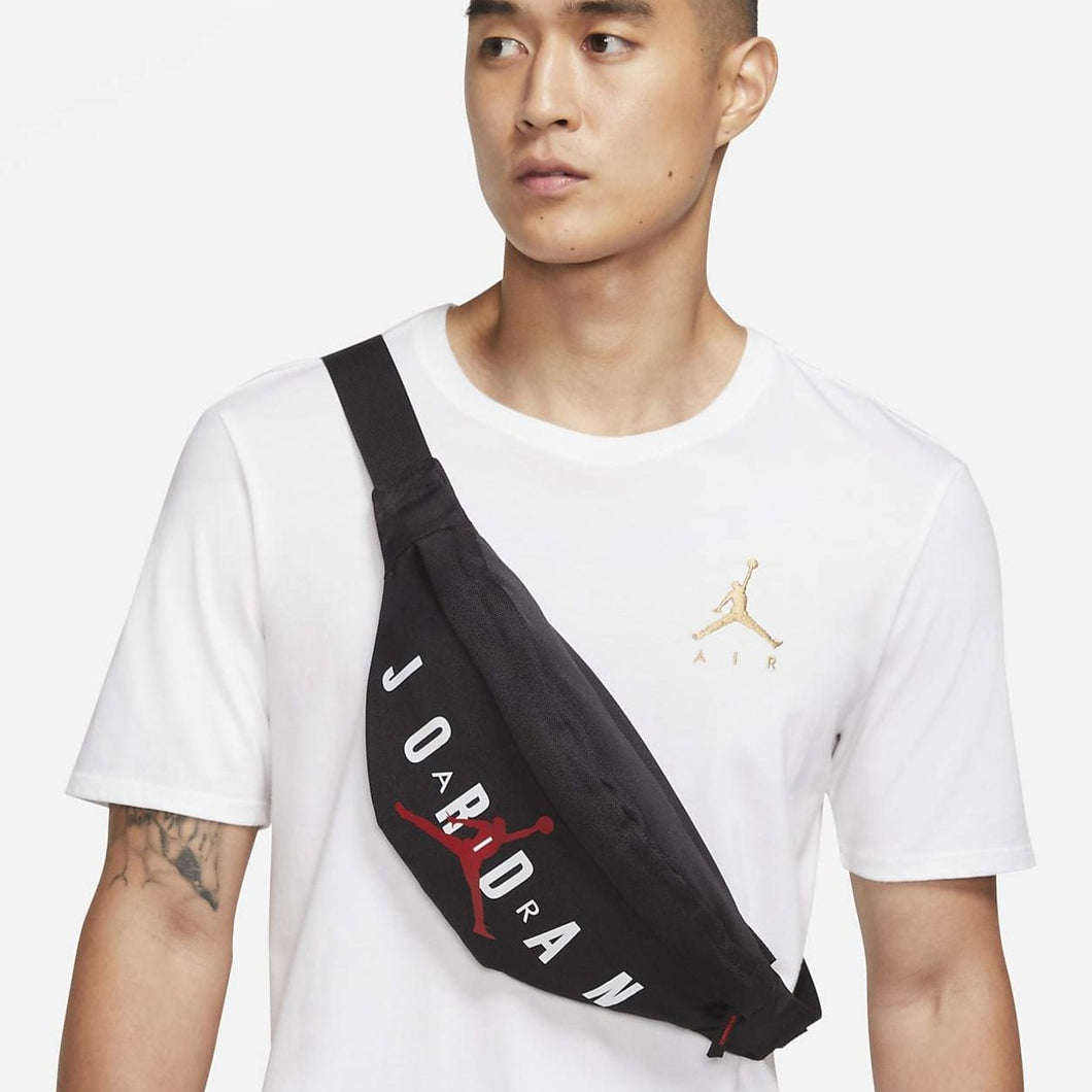 Air Jordan Jumpman Crossbody Bag (Black/White/Gym Red)(9A0533-023)