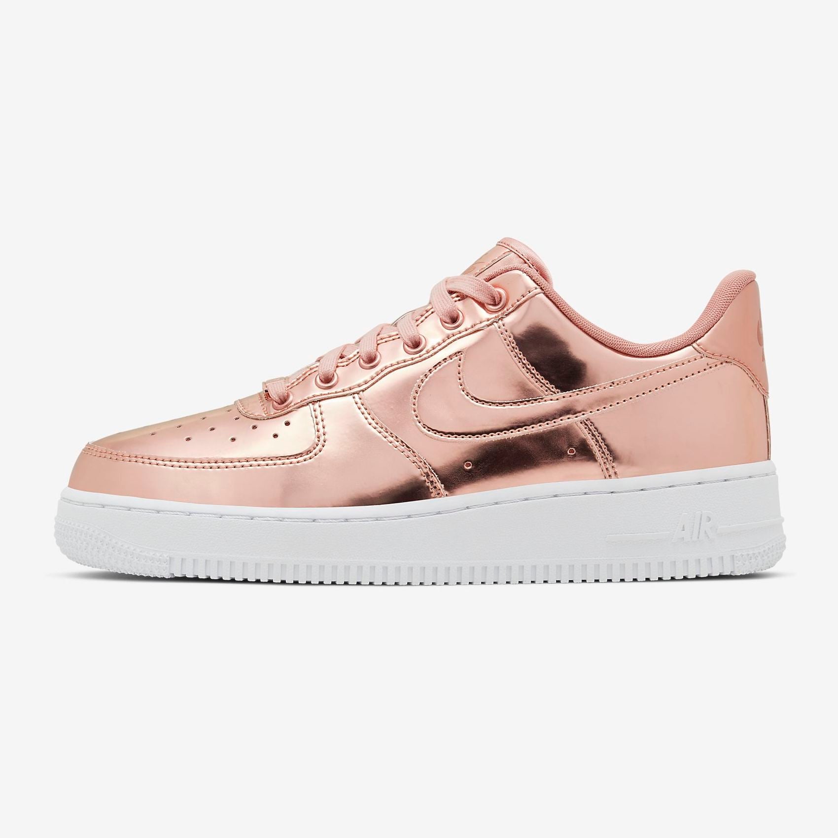 nike air force pink rose