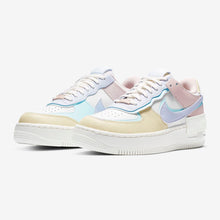 Women's Nike Air Force 1 Shadow "Pastel" (Summit White/Glacier Blue/Fossil/Ghost)(CI0919-106)