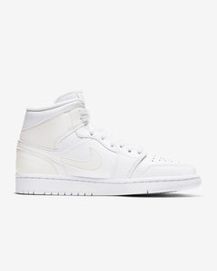 Women's Air Jordan 1 Mid "Ivory" (Ivory/White)(BQ6472-112)
