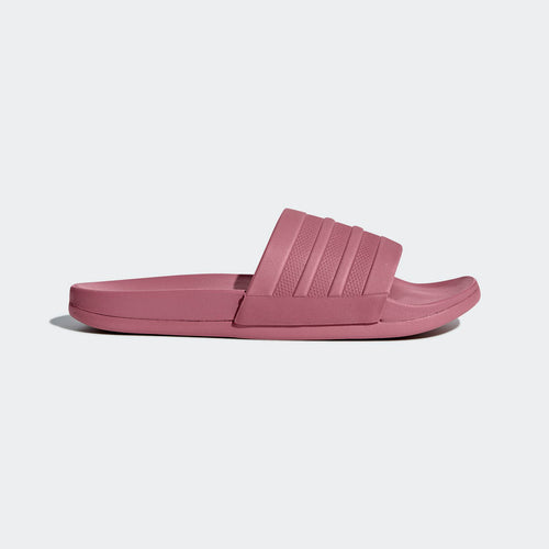 Adilette Cloudfoam Plus Mono Stripes (Trace Maroon)