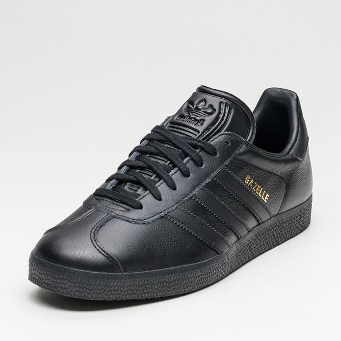 leather gazelle trainers