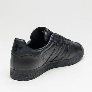Adidas Originals Gazelle Leather "Triple Black" (Black/Metallic Gold)(BB5497)
