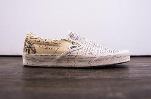 Vans van gogh 2025 letters slip on