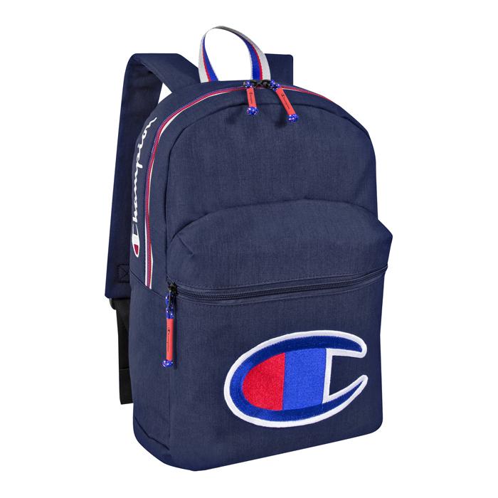 Navy blue champion backpack top