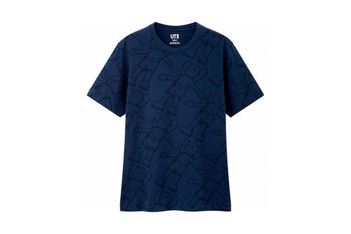 KAWS x Uniqlo All Over Holiday Tee (Navy)