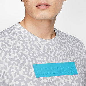 Men's Nike "Just Do It" Box Logo Patch Tee (Wolf Grey/Laser Blue)(CT6892-100)