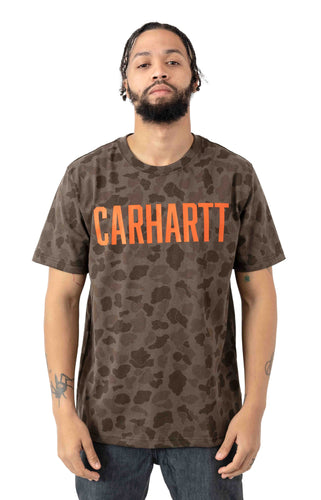 Carhartt Camo Print T-Shirt (Tarmac Duck Camo - V12)(104346)(Relaxed Fit)