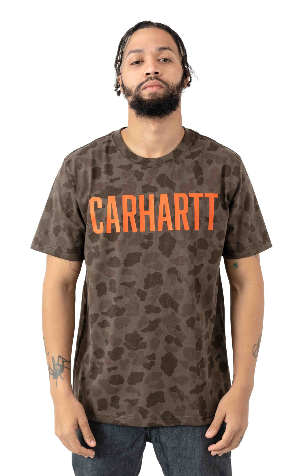 Carhartt duck t clearance shirt