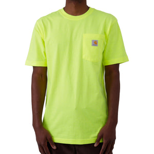 Carhartt K87 Workwear Pocket T-Shirt (Brite Lime - BLM)(Loose fit)