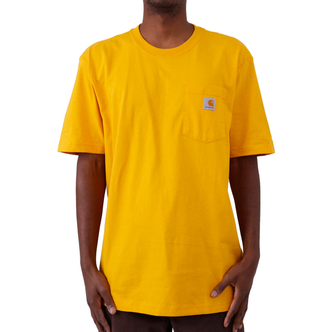 Carhartt K87 Workwear Pocket T-Shirt (Solar Yellow - Y25)(Loose fit)