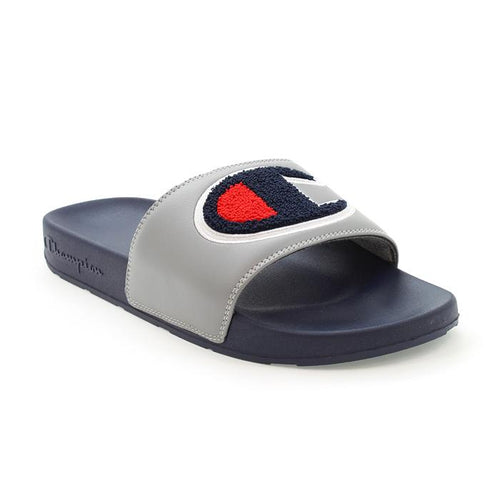 Champion IPO Chenille Slides (NAVY-GREY) (ONHAND)