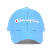 Champion Classic Twill Hat Leather Strap back (Active Blue)