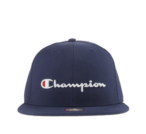 Champion Script Logo Snapback Cap (Imperial Indigo)