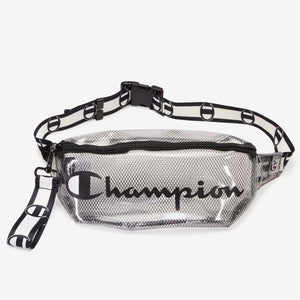 Champion Transparent Waist Bag Fanny Pack (Black)