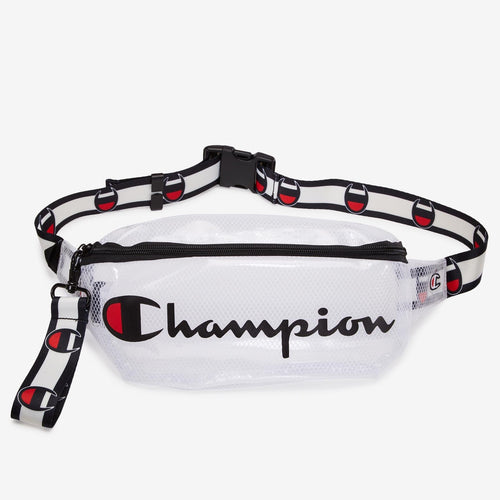 Champion Transparent Waist Bag Fanny Pack (White)