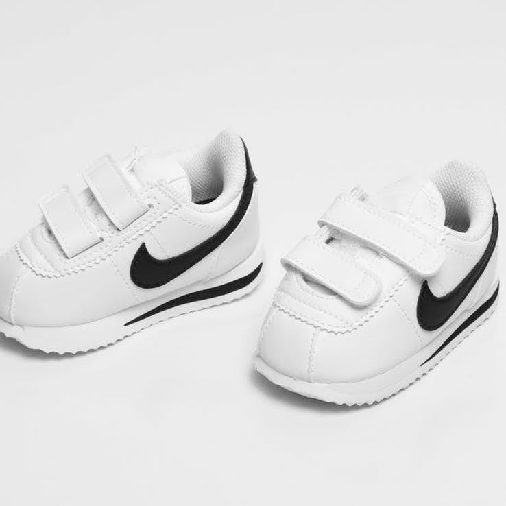 Nike Cortez Basic SL Baby Toddler Shoe (White Black) – Trilogy