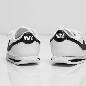 Nike Cortez Basic SL Baby & Toddler Shoe (White Black)