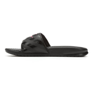 Nike Benassi JDI Womens Slides (Black Vivid Pink)(343881-061)