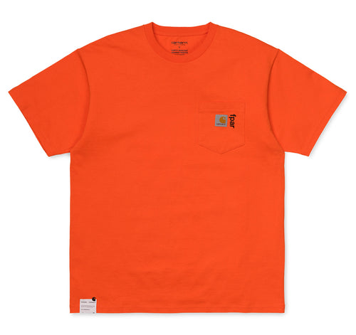 Carhartt WIP x FPAR Pocket Tee (Orange)(Relaxed Fit)