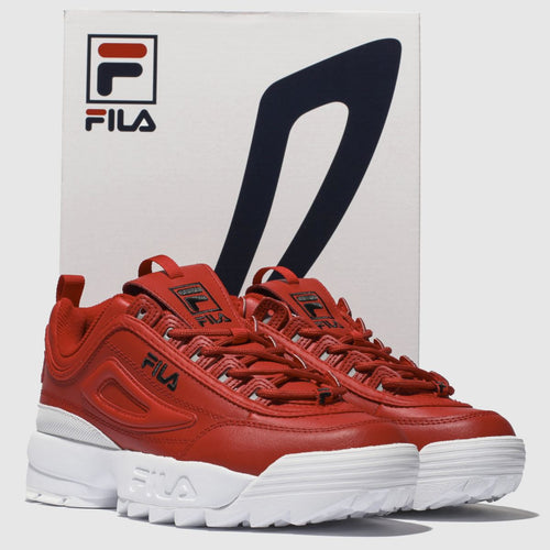 Women's Fila Disruptor II PREMIUM (Red)