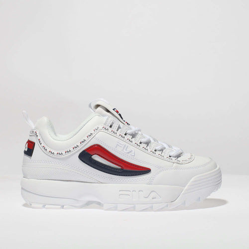 Men's Fila Disruptor II Premium Repeat (White Navy Red)