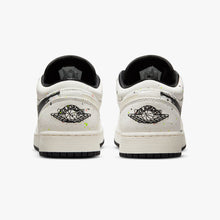 Women's / GS Air Jordan 1 Low SE "Brushstroke" (White/Black/Multicolor)(DH3295-100)