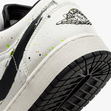 Women's / GS Air Jordan 1 Low SE "Brushstroke" (White/Black/Multicolor)(DH3295-100)