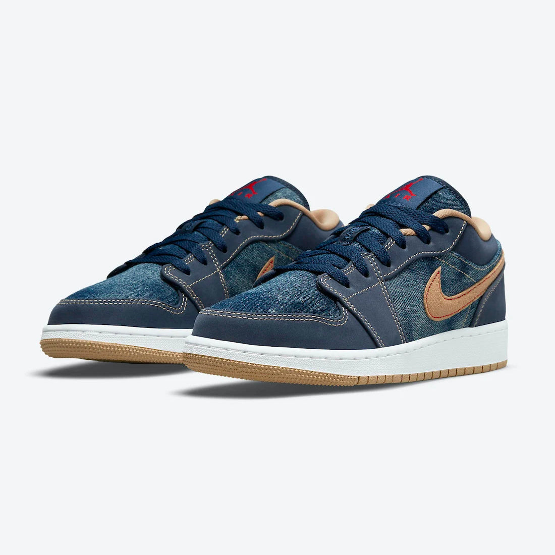 Low Denim Retro Jordans Jual Nike Air Jordan Low GS Washed Denim