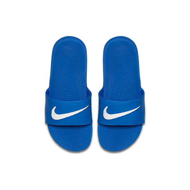PS/GS Nike Kawa Slide (Hyper Cobalt/White)(819352-400)