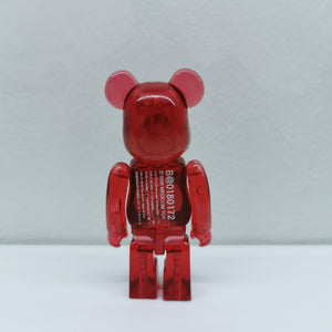 Bearbrick Red JELLYBEAN SERIES 18 | 100% | No box | Pre-owned