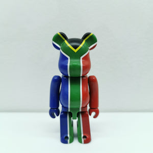 Bearbrick South Africa Flag SERIES 20 | 100% | No box | Pre-owned