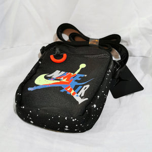 Nike x Air Jordan Jumpman Classic Small Items Bag (Black/Cement/Volt/Crimson)(9A0314-026)