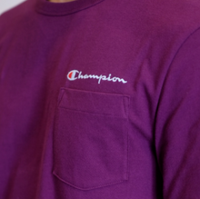 Champion Heritage Pocket Tee (Venetian Purple)